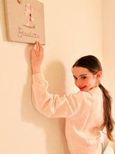 Quadretto Orsetto con Palloncino Rosa